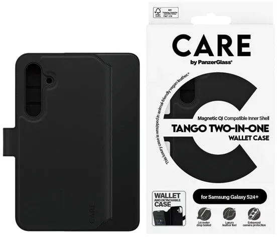 Feature Case Tango Two-in-One Wallet w. QI Compatible Samsung Galaxy S24+