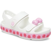 Crocs Crocband Cruiser Sandal T, Sandale, White/Pink Tweed,27/28 EU
