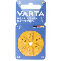 Varta Hörgerätebatterie 10 105 mAh 6 St.
