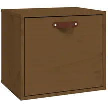 vidaXL Wandschrank Honigbraun 40x30x35 cm Massivholz Kiefer