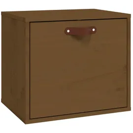 vidaXL Wandschrank Honigbraun 40x30x35 cm Massivholz Kiefer