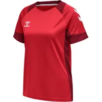 Hummel Lead Poly Kurzarm-t-shirt - True Red - XS