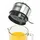 Bourgini Lotte Juicer Deluxe Elektrische Zitruspresse silber