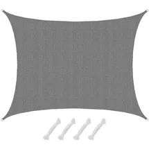 AMANKA UV Sonnensegel Wasserdurchlässig 7x5 - Rechteckig - Sonnenschutz Garten Terrasse