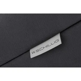 W.Schillig Couch Leder 3-Sitzer Grau