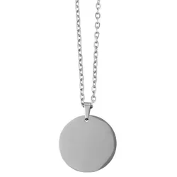 Kette mit Anhänger ADELIA ́S, silber, anker, Halsketten, Herren, unbekannt, Edelstahl