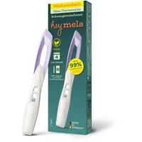 hey mela Schwangerschaftstest, Vegan ohne Tierische Bestandteile, Frühtest, über 99% Zuverlässig, Made in Germany