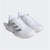 adidas Damen Court Team Bounce 2.0 Shoes-Low (Non Football), FTWR White/Silver met./Grey one, 44 EU