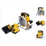 DeWalt DCS 570 P2 Akku Handkreissäge 18 V 184 mm Brushless + 2x Akku 5,0 Ah + Ladegerät