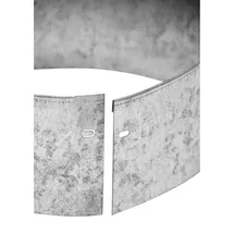 Bellissa Rasenkante Metall verzinkt 20 Ø x 13 cm Silber