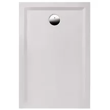 Hoesch Muna S 110x90x3cm, weiß, Antirutsch