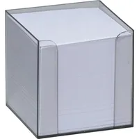 Folia Zettelbox Kunststoff 9,5 x 9,5 x 9,5 cm Transparent