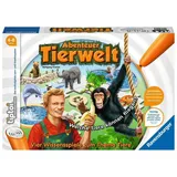 Ravensburger tiptoi 00513 - Spiel: Abenteuer Tierwelt / Tierwissen erfahren und Laute erkennen: Aufregendes Konzentrationsspiel für Kinder von 4 - 8 Jahre