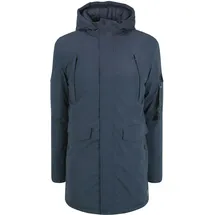 !Solid Langmantel SOLID "Parka SDMaver", Herren, Gr. L, blau (insignia blau), Obermaterial: 100% Polyester PES., Mäntel