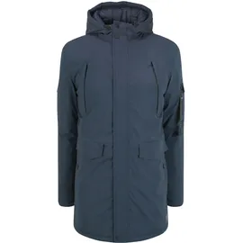 !Solid Langmantel SOLID "Parka SDMaver", Herren, Gr. L, blau (insignia blau), Obermaterial: 100% Polyester PES., Mäntel