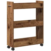 VidaXL Rollschrank Alte Holz 60x22x79 cm Ingenieur Holz