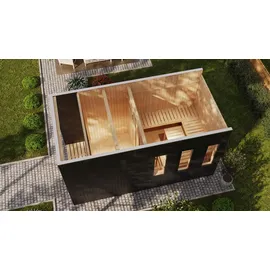 Karibu Miramar inkl. 9 kW Ofen + ext. Steuerung