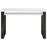 Home Affaire Schreibtisch »SHERWOOD«, Computertisch im Industrie-Design, Breite 125 cm weiß