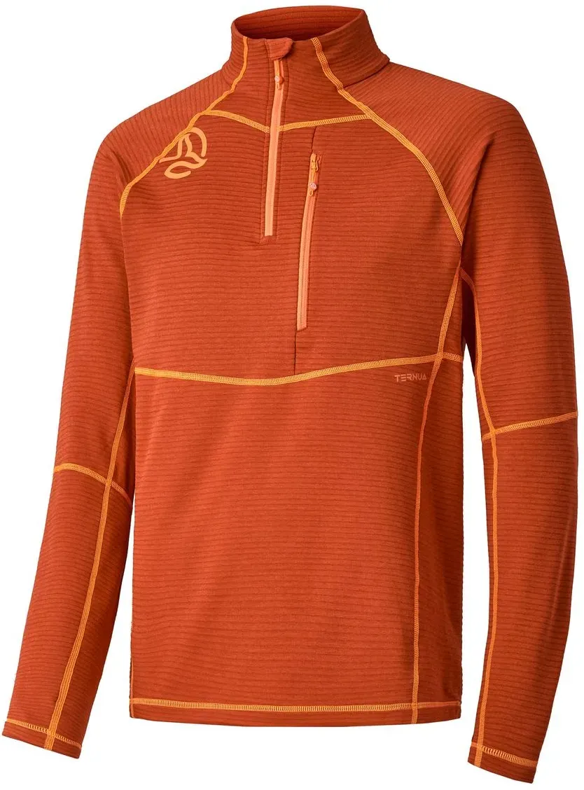 Ternua Momhill 1/2 Zip M deep ginger/autumn glory (1396) XL