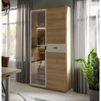 Forte Vitrine »Chesapeak große Highboard inkl. Beleuchtung, 1 Glastür,