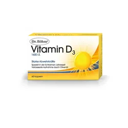 Dr. Böhm Vitamin D3 1600 IE Kapseln 60 Stück