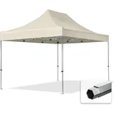 TOOLPORT Faltzelt 3 x 4,5 m creme