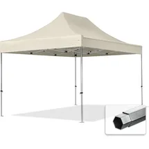 TOOLPORT Faltzelt 3 x 4,5 m creme