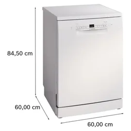 Bosch Serie 2 SMS2ITW33E Geschirrspüler (freistehend, 600 mm breit, Weiß)