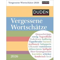 Harenberg Duden Vergessene Wortschätze Tagesabreißkalender 2026