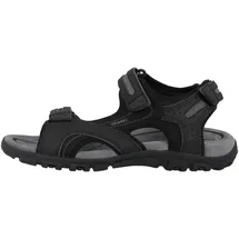 GEOX Uomo Strada Sandalen Black / Stone 44