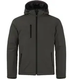 Clique Gepolsterte Softshelljacke für Herren, dunkelgrau, 3XL