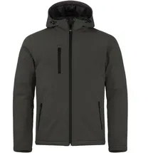 Clique Gepolsterte Softshelljacke für Herren, dunkelgrau, 3XL