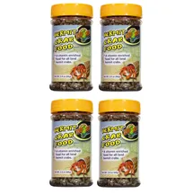 Zoo Med (4 Pack) Hermit Crab Food Vitamin Enriched for Land-Type Hermit 2.4oz