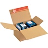 Colompac, Versandkarton + Versandbox, Blitzbodenkarton mit Selbstklebeverschluss mit Aufreißfaden, schnelles Aufrichten durch Automatikbod