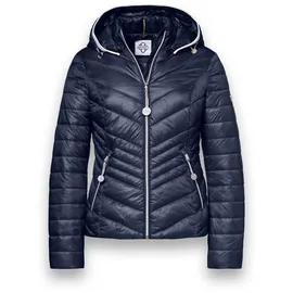 District Übergangsjacke Magnolia (mit Kapuze, wasserabweisend) navyblau Damen