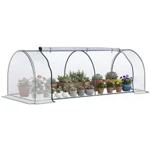 Outsunny Frühbeet PVC Transparent 5 m2