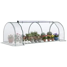Outsunny Frühbeet PVC Transparent 5 m2