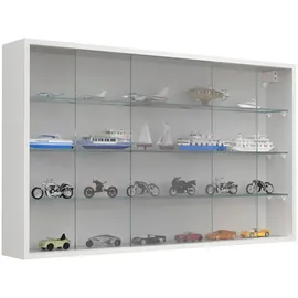 VCM Hängevitrine Drivalo 100 x 15 x 60 cm Weiß