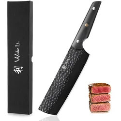 Wakoli Yugen Serie Nakiri Messer I 18 cm Klinge I Hochwertiges Küchenmesser für Gemüse und Kräuter