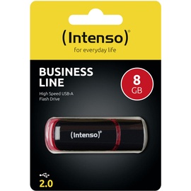 Intenso Business Line 8GB schwarz/rot