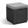 ALLIBERT Cube Sitzhocker 42 x 42 x 39 cm graphitgrau inkl. Kissen