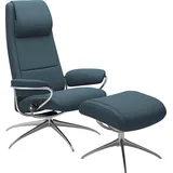 Stressless Stressless® »Paris«, (Set, Relaxsessel mit Hocker), mit Hocker, High Back, mit Star Base, Gestell Chrom