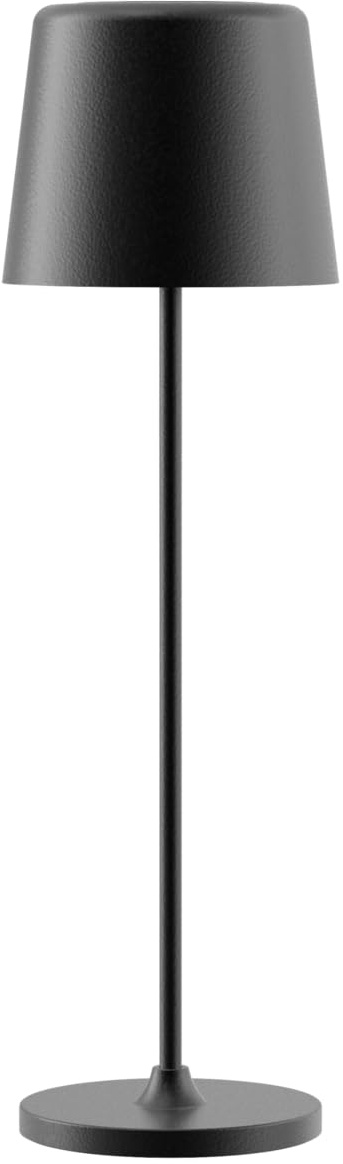 Lichtzauber Deluxe: Entdecke die T9600 schwarz – Die 2-in-1 LED-Tischlampe für Stil, Flexibilität und Komfort, 3 Leuchtmodi, integrierten, aufladbaren Akku, USB-C, zwei Höhen montierbar 37 cm/22 cm