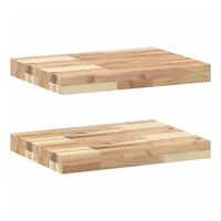 VidaXL Schweberegal 2 tlg. 60 x 30 x 4