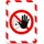 Tarifold Bilderrahmen Magneto Safety Line rot/weiß 23x31,7 cm 2er Set