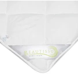 Beautissu Bettdecke & Kissen Set Sommerdecke 135x200 + Kissen 80x80