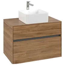 Villeroy & Boch Collaro Waschbeckenunterschrank 80 x 55 cm Kansas Oak