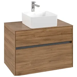 Villeroy & Boch Collaro Waschbeckenunterschrank 80 x 55 cm Kansas Oak