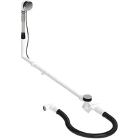 Duravit Ab-/Überlaufgarnitur Quadroval Zug 110, d 5,2cm, m flex