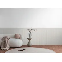 Living Walls Vliestapete LIVING WALLS "Wallpanel Tapete Wandpaneele Mustertapete Holzpaneele Natur", grau, B:1,06m H:0,02m L:5m, Vlies, Tapeten, Vliestapete Holz-Optik für Schlafzimmer Küche Wohnzimmer Wandpaneele